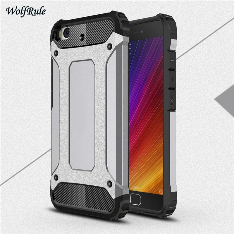 WolfRule For Cover Xiaomi Mi5s Case TPU & PC Protective Armor Anti Knock Phone Mi 5s | Мобильные телефоны и аксессуары