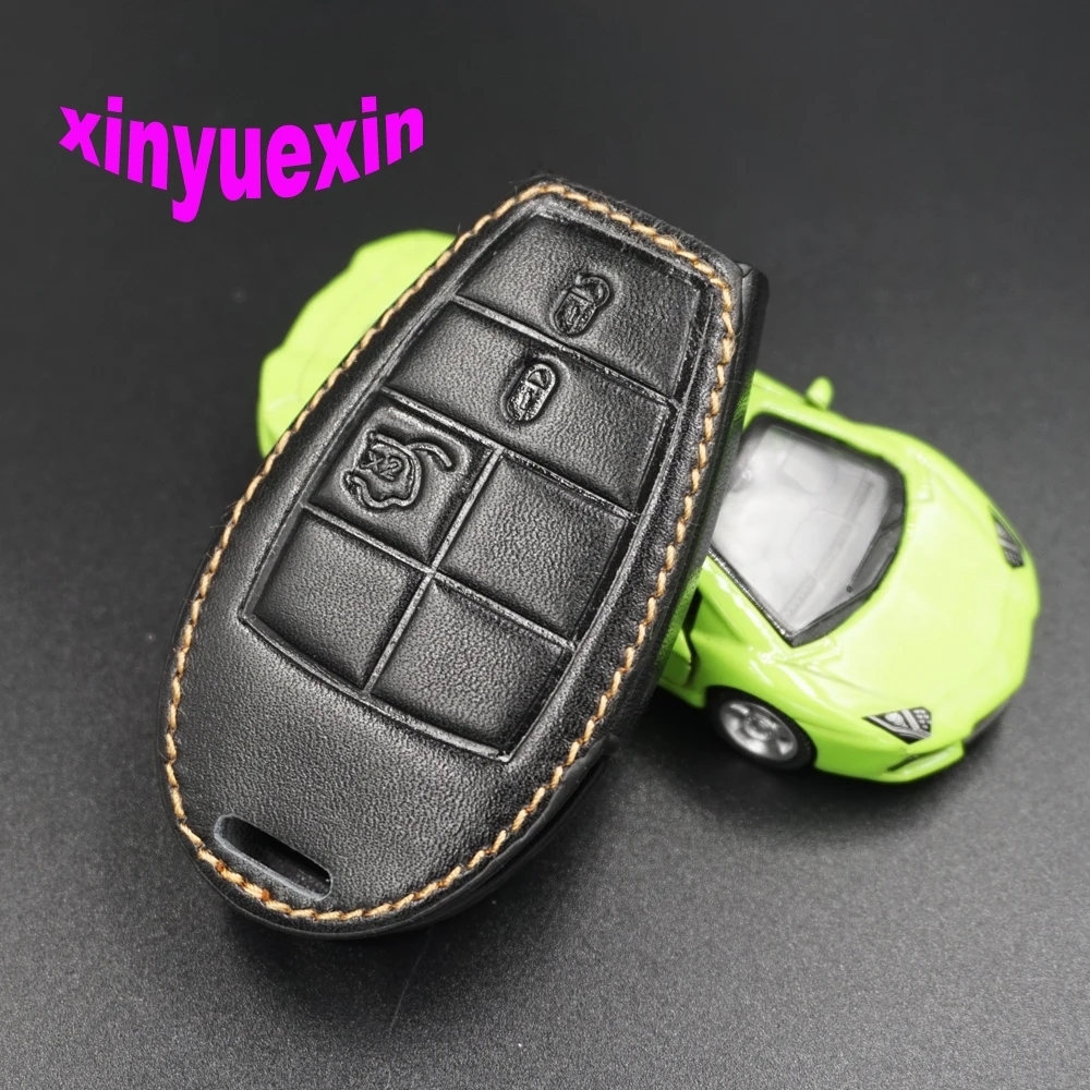 Xinyuexin Leather Car Key Cover Fob Case For Dodge Challenger Charger Jeep Grand Cherokee Chrysler Remote Key Jacket Car-Stying
Xinyuexin Leather Car Key Cover Fob Case For Dodge Challenger Charger Jeep Grand Cherokee Chrysler Remote Key Jacket Car-Stying