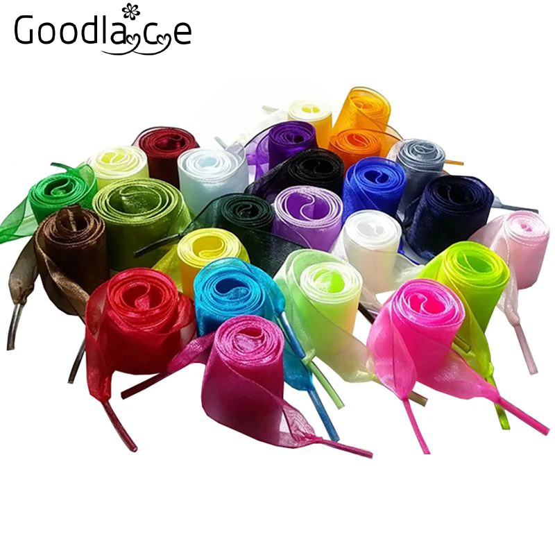 80 cm 120 cm Flat Organza Shoe laces Ribbon Shoelaces for Kids Girls Shoes 2 cm Wide
80 cm 120 cm Flat Organza Shoe laces Ribbon Shoelaces for Kids Girls Shoes 2 cm Wide