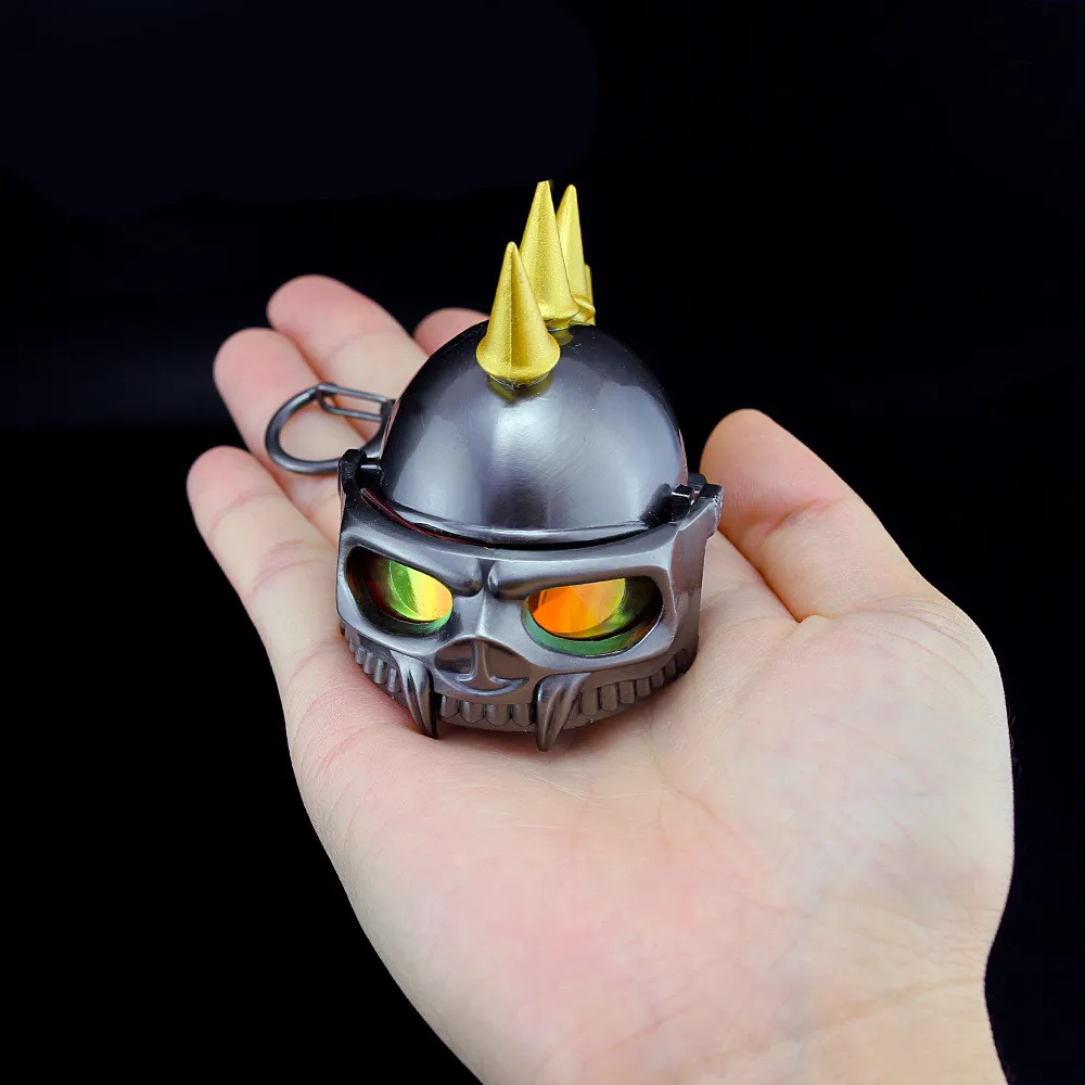 PUBG Game Playerunknown's Battlegrounds Level 3 Helmet Skull Knight Punk Style Keychain Pendant funny Toy Accessories Key ring
PUBG Game Playerunknown's Battlegrounds Level 3 Helmet Skull Knight Punk Style Keychain Pendant funny Toy Accessories Key ring