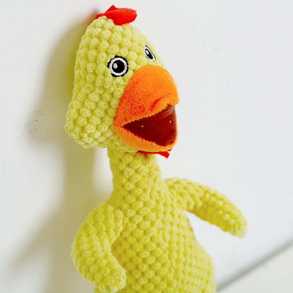 Soft Dog Chew Toys Squeaky Sound Pet Toy Interactive Plush Screaming Chicken Interesting Cat Toys For Dogs Pets Supplies
Soft Dog Chew Toys Squeaky Sound Pet Toy Interactive Plush Screaming Chicken Interesting Cat Toys For Dogs Pets Supplies