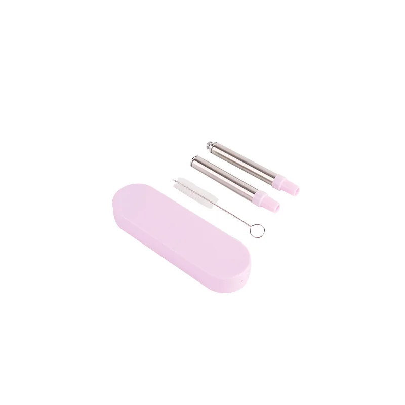 Collapsible Reusable Straws Stainless Steel Foldable Drinking Straws for Bar Kitchen Accessories with Cleaning Brush WB229
Collapsible Reusable Straws Stainless Steel Foldable Drinking Straws for Bar Kitchen Accessories with Cleaning Brush WB229