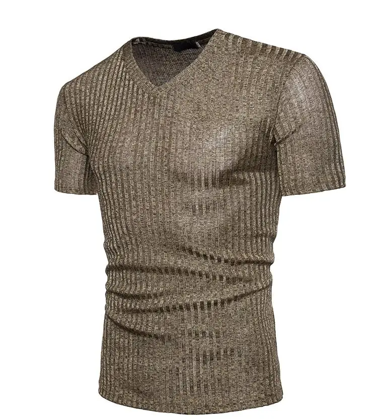 summer man t shirt men tshirt hip hop streetwear short sleeve casual t-shirt V collar shirts camiseta homme | Мужская одежда