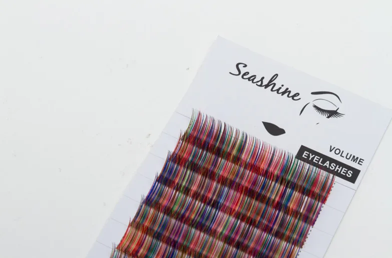 Seashine Individual lashes Mix Color Classic Eyelashes Factory Hand Made rainbow color Eyelashes Extension For Free Shipping
Seashine Individual lashes Mix Color Classic Eyelashes Factory Hand Made rainbow color Eyelashes Extension For Free Shipping