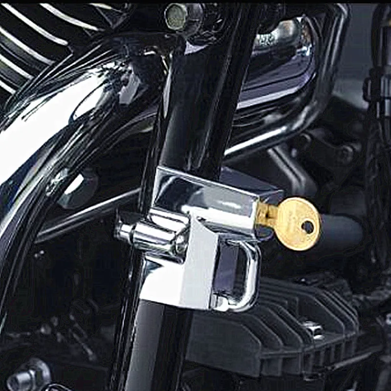 KURYAKYN мотоциклетный шлем замок для HARLEY хром черный 7/8 "до 1 1/4" Труба 4220|motorcycle