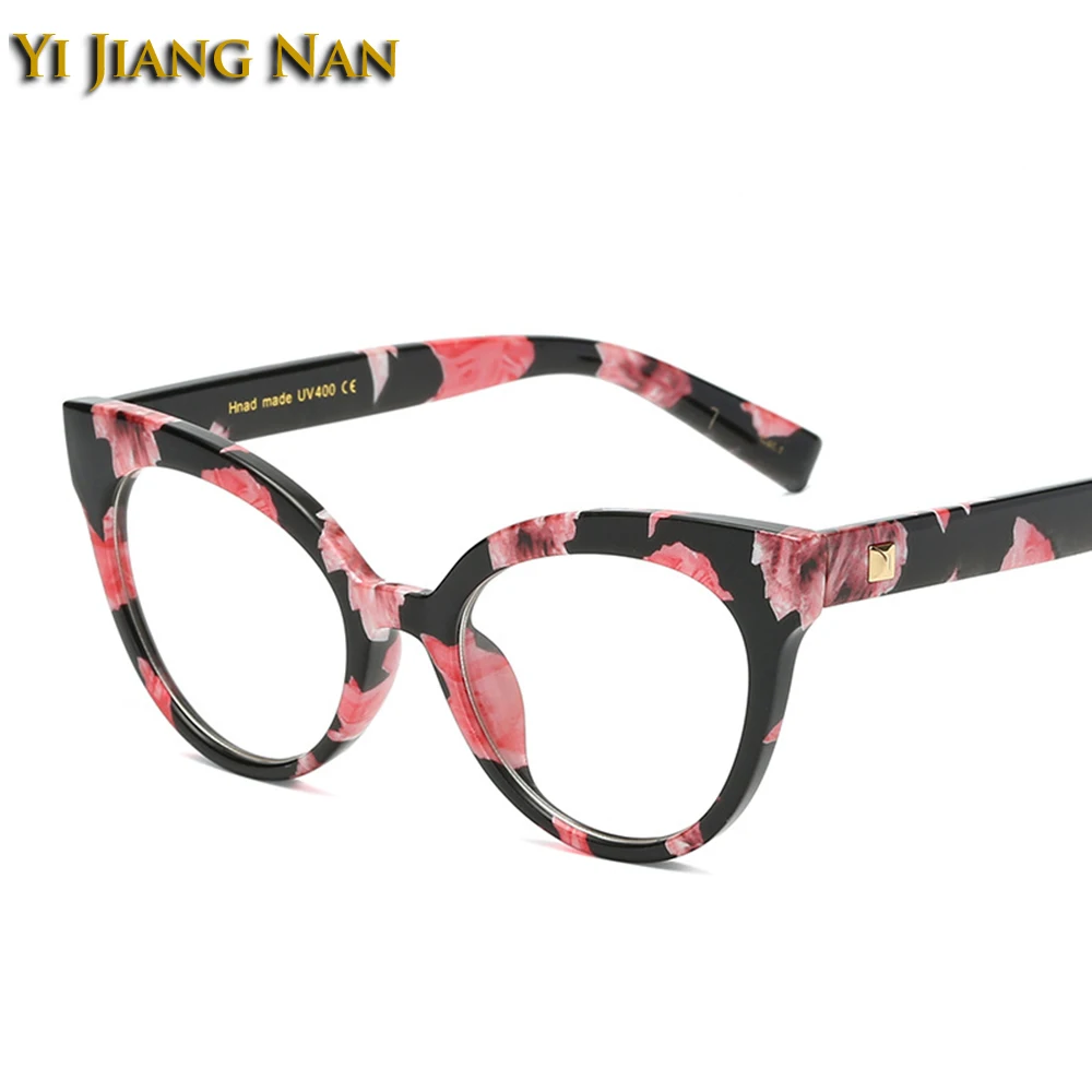 Женские оправы для очков кошачий Глаз Модные трендовые оптические очки женщин |
