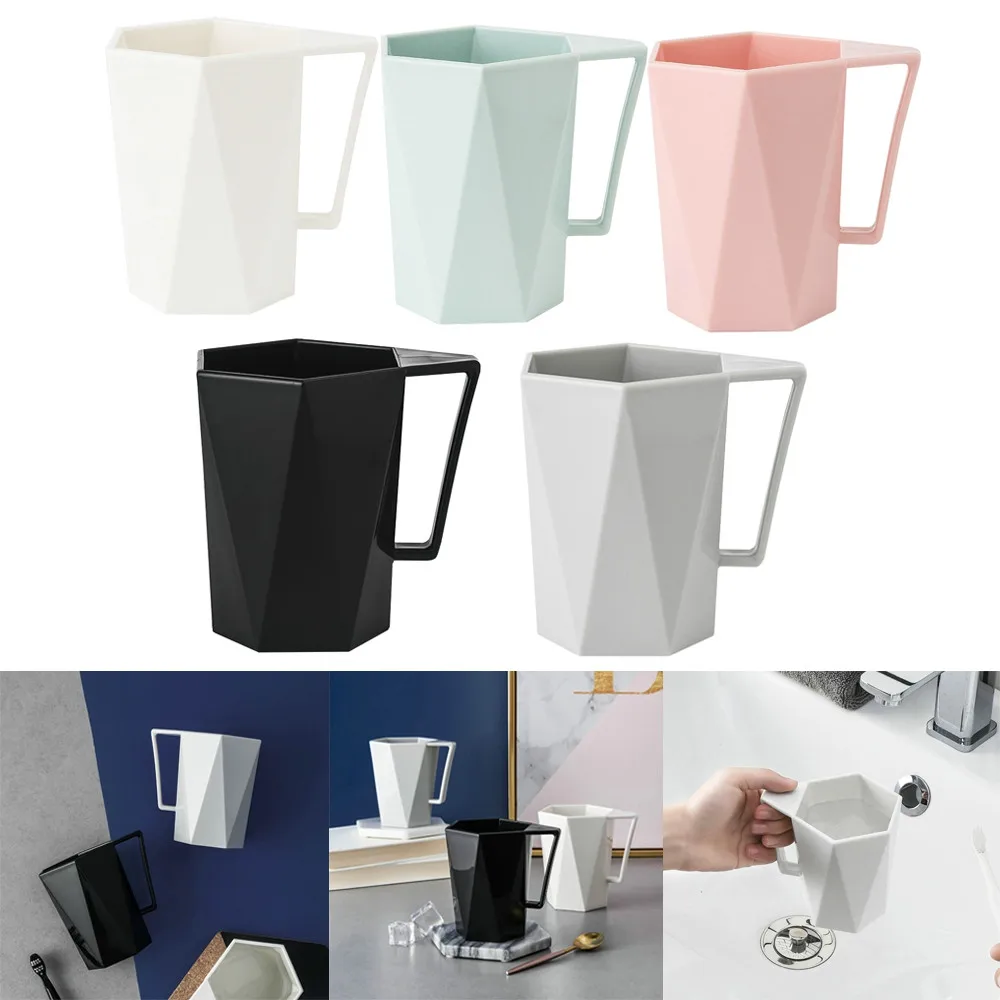 1 PC Mouth Cup Hotel Brushing Ceramic Nordic Wind Couple Simple Toothbrush Bathroom Accessories #F | Дом и сад