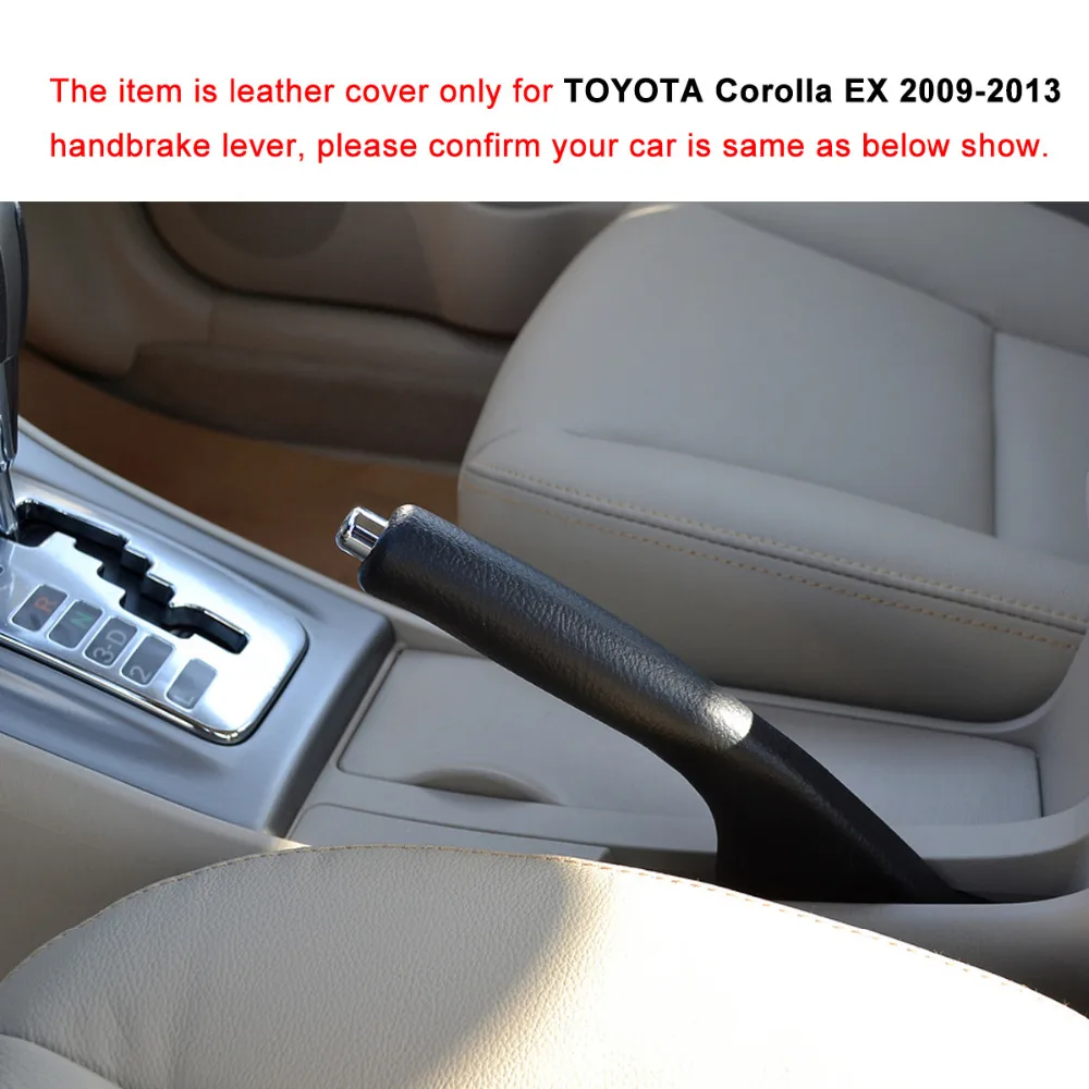 Yuji-Hong Car Handbrake Covers Case for TOYOTA Corolla EX 2009-2013 Genuine Leather Car-styling Cover Handbrake Grips Black
Yuji-Hong Car Handbrake Covers Case for TOYOTA Corolla EX 2009-2013 Genuine Leather Car-styling Cover Handbrake Grips Black