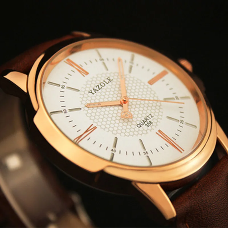 Yazole Brand Luxury Famous Men Watches Business Leather Watch Male Clock Fashion Leisure Dress Watch relogio masculino relojes
Yazole Brand Luxury Famous Men Watches Business Leather Watch Male Clock Fashion Leisure Dress Watch relogio masculino relojes