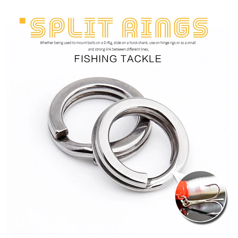 Stainless Steel Fishing Split Rings Lure Solid Ring Loop For Blank Crank Bait Tool Kit Metal Key Holder Split Rings 50/200pcs
Stainless Steel Fishing Split Rings Lure Solid Ring Loop For Blank Crank Bait Tool Kit Metal Key Holder Split Rings 50/200pcs