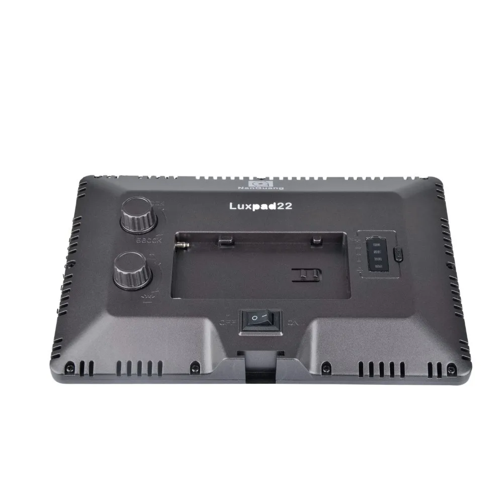 NanGuang CN-LUXPAD22 Ultra Thin 112 LED Video Light 5600K /3200K On-Camera Light Pad for Canon Nikon DSLR DV Cameras
NanGuang CN-LUXPAD22 Ultra Thin 112 LED Video Light 5600K /3200K On-Camera Light Pad for Canon Nikon DSLR DV Cameras