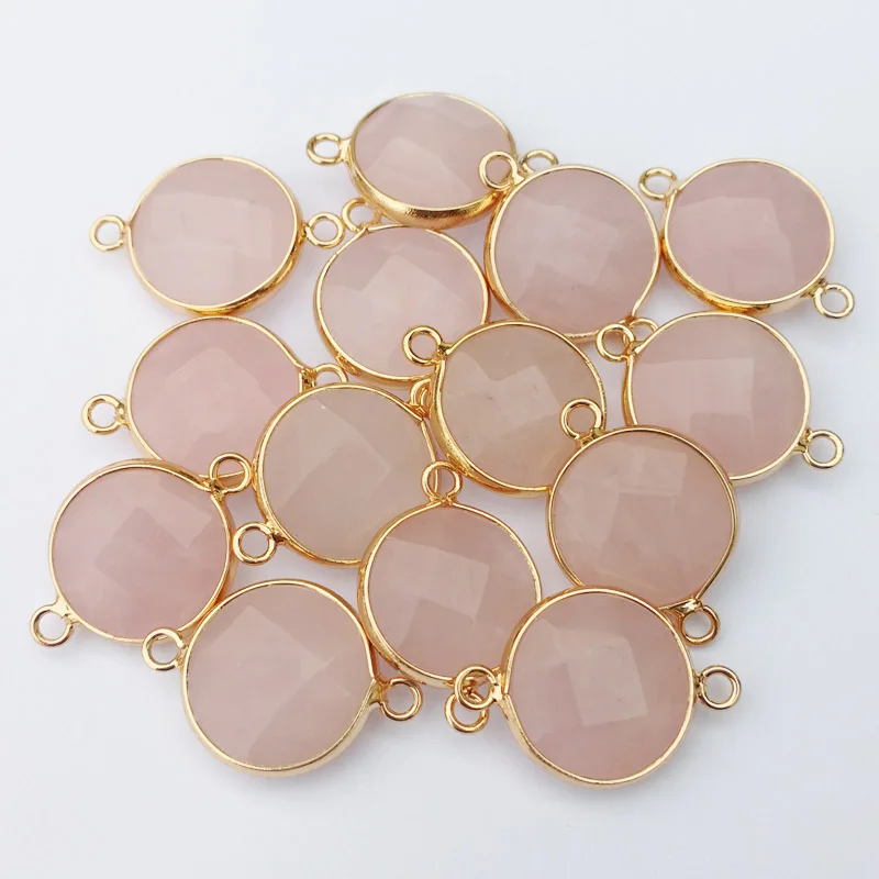 Fashion 12pcs natural rose crystal stone pendant Charms quartz for Bracelet Necklace Connector DIY Jewelry Making wholesale
Fashion 12pcs natural rose crystal stone pendant Charms quartz for Bracelet Necklace Connector DIY Jewelry Making wholesale