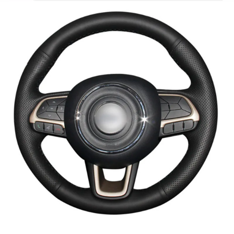 DIY Sewing-on PU Leather Steering Wheel Cover Exact Fit For Jeep Compass 2017 Renegade 2016-2017
DIY Sewing-on PU Leather Steering Wheel Cover Exact Fit For Jeep Compass 2017 Renegade 2016-2017
