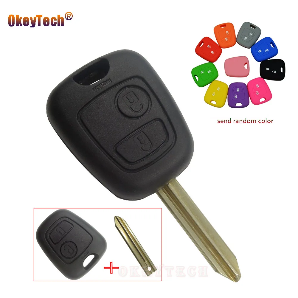 OkeyTech Remote Car Key Blade Fob Replacement Shell Cover For Citroen Berlingo Picasso Xsara Aygo for Peugeot Silicone Key Case
OkeyTech Remote Car Key Blade Fob Replacement Shell Cover For Citroen Berlingo Picasso Xsara Aygo for Peugeot Silicone Key Case