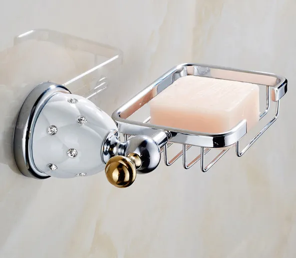 Free shipping Luxury Europe style gold/chrome/rose gold bathroom soap dishes copper diamond soap basket shelf
Free shipping Luxury Europe style gold/chrome/rose gold bathroom soap dishes copper diamond soap basket shelf