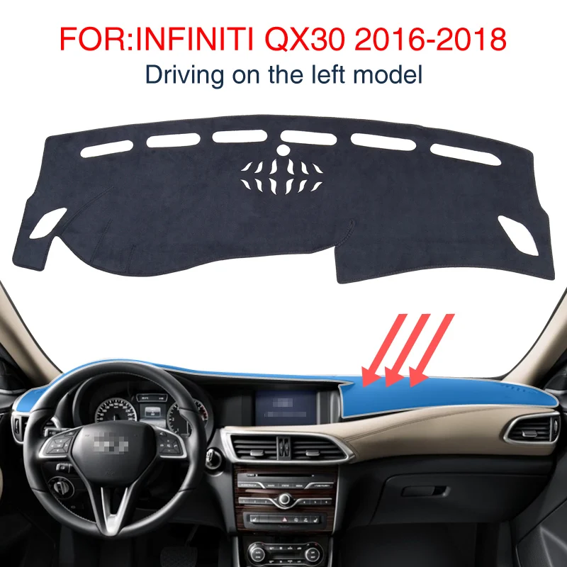 smabee for INFINITI QX30 2016-2018 Accessories Anti-Slip Dashboard Pad Insulation mat Dash Mat Dashmat Black Carpet Cover
smabee for INFINITI QX30 2016-2018 Accessories Anti-Slip Dashboard Pad Insulation mat Dash Mat Dashmat Black Carpet Cover
