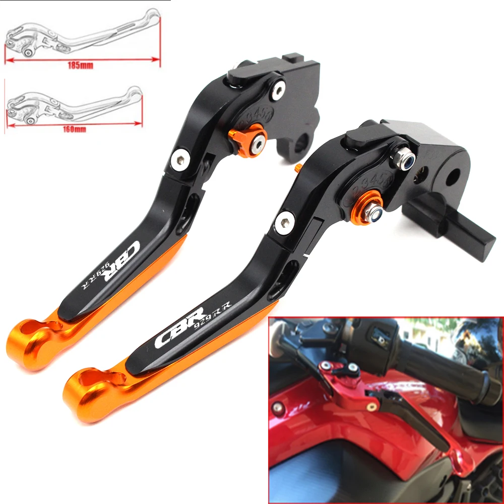 Motorcycle CNC Adjustable Foldable brake Clutch Levers for Honda CBR929RR 2000 2001 with Logo (CBR929RR)
Motorcycle CNC Adjustable Foldable brake Clutch Levers for Honda CBR929RR 2000 2001 with Logo (CBR929RR)