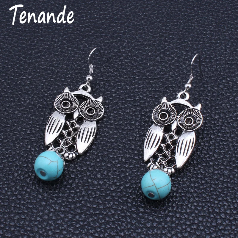 Tenande Ethnic Bohemian Long Hollow Natural Stone Beads Animal Owl Dangle Earrings for Women Jewelry Tibet Silver Color Bijoux
Tenande Ethnic Bohemian Long Hollow Natural Stone Beads Animal Owl Dangle Earrings for Women Jewelry Tibet Silver Color Bijoux