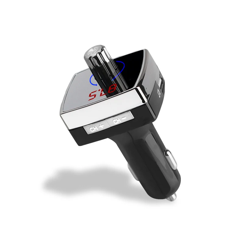 Latest Y6 Bluetooth Car Kit With Handsfree Calling Voltage Detection Wireless FM Transmitter With 5V/3.1A Dual USB Port Charger
Latest Y6 Bluetooth Car Kit With Handsfree Calling Voltage Detection Wireless FM Transmitter With 5V/3.1A Dual USB Port Charger