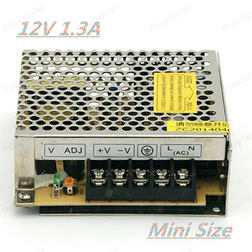 Switching Power Supply Driver Switching 15W 12V 1.3A For LED Strip Light Display free shipping
Switching Power Supply Driver Switching 15W 12V 1.3A For LED Strip Light Display free shipping
