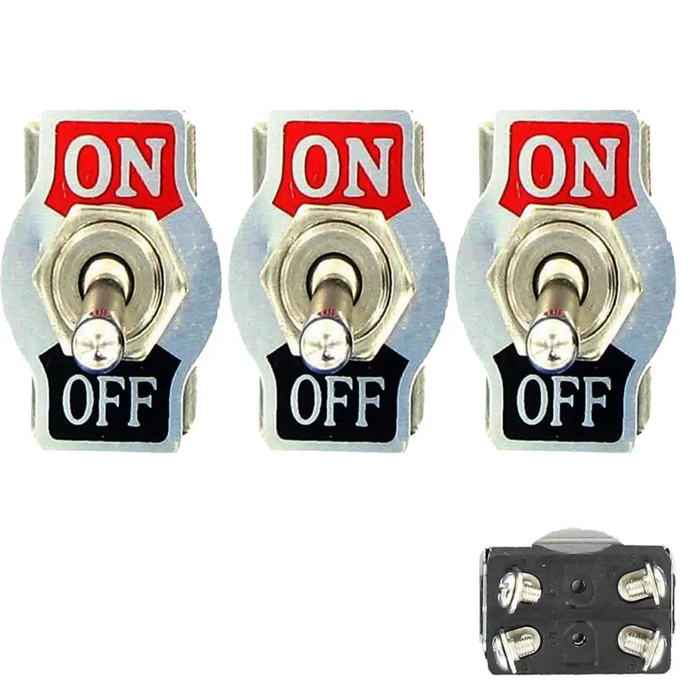 EE поддержка 3X Heavy Duty 20A 125V DPST 4 клеммных штифта ВКЛ/Выкл Авто Рокер тумблер летучая мышь продажа
EE поддержка 3X Heavy Duty 20A 125V DPST 4 клеммных штифта ВКЛ/Выкл Авто Рокер тумблер летучая мышь продажа