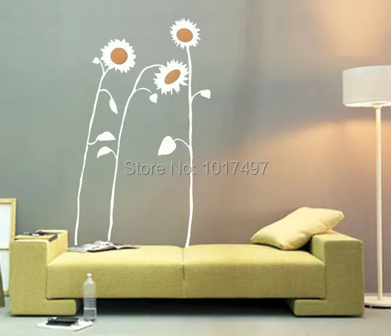 Creative Sunflowers wall art , Sunflowers vinyl wall decal stickers home decoration,Large size Height 200cm free shipping T3020
Creative Sunflowers wall art , Sunflowers vinyl wall decal stickers home decoration,Large size Height 200cm free shipping T3020