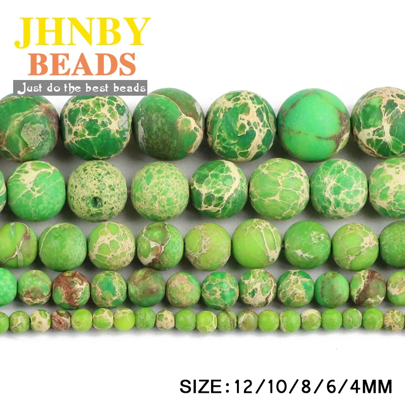 Matte Fruit green Imperial calaite Natural Stone Round 4/6/8/10/12MM Loose beads for jewelry Findings making bracelet DIY
Matte Fruit green Imperial calaite Natural Stone Round 4/6/8/10/12MM Loose beads for jewelry Findings making bracelet DIY
