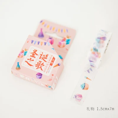 1.5cm 7m 1 pcs Merry Christmas theme illumination style washi tape Scrapbook use as gift seal Label Masking home gift decor
1.5cm 7m 1 pcs Merry Christmas theme illumination style washi tape Scrapbook use as gift seal Label Masking home gift decor