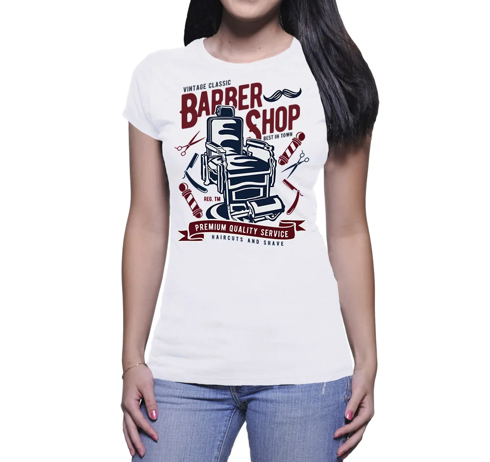 2019 New Women cute Tee Shirt T - SHIRT DONNA VINTAGE BARBERSHOP Casual Cotton T-shirt
2019 New Women cute Tee Shirt T - SHIRT DONNA VINTAGE BARBERSHOP Casual Cotton T-shirt
