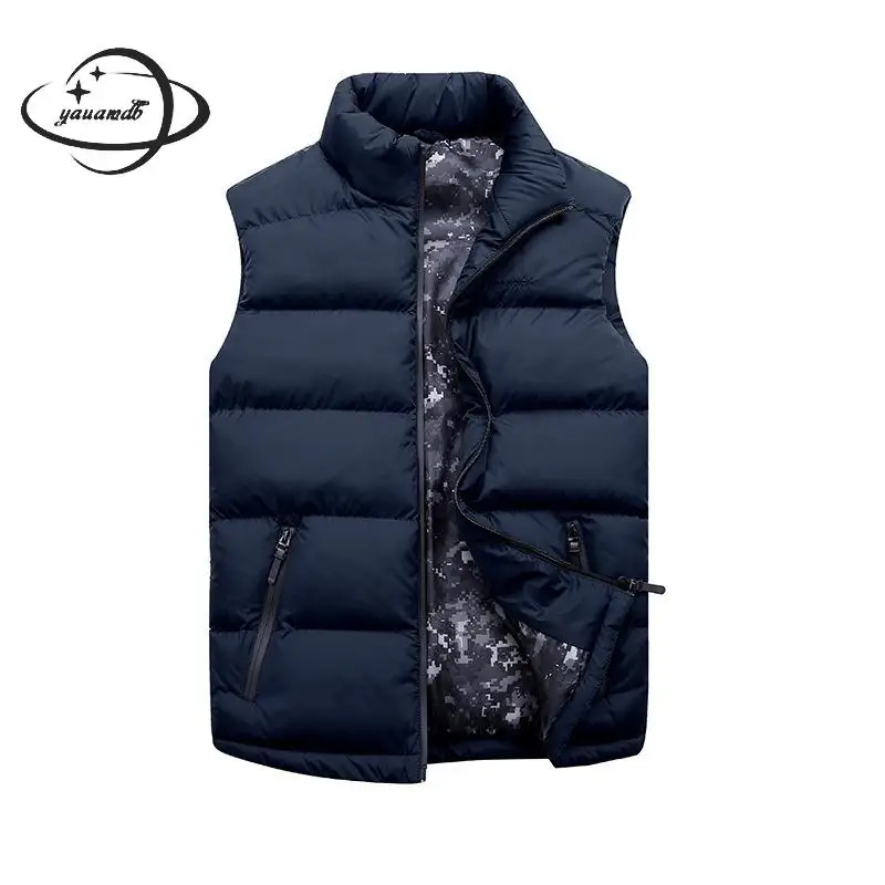 Men Vests Winter Male Waistcoats Clothing Stand Collar Zipper Solid Casual Man Outerwear Clothes Y67
Men Vests Winter Male Waistcoats Clothing Stand Collar Zipper Solid Casual Man Outerwear Clothes Y67