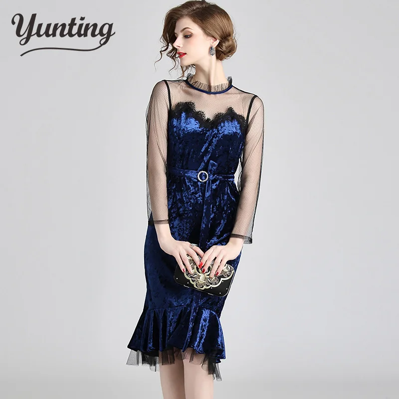 Trumpet / Mermaid mesh Lace Dress 2021 Autumn Women's Elegant Office Casual Slim Sexy Party Dresses
Trumpet / Mermaid mesh Lace Dress 2021 Autumn Women's Elegant Office Casual Slim Sexy Party Dresses