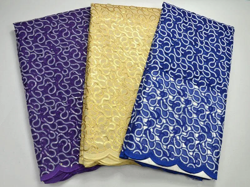 High Class Handcut African lace fabric Swiss Voile Organza Lace fabric with sequins High quality tulle french guipure cord laces
High Class Handcut African lace fabric Swiss Voile Organza Lace fabric with sequins High quality tulle french guipure cord laces