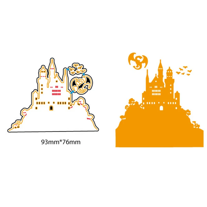 AZSG Castle Cutting Dies For DIY Scrapbooking Card Making Decorative Metal Die Cutter Decoration
AZSG Castle Cutting Dies For DIY Scrapbooking Card Making Decorative Metal Die Cutter Decoration