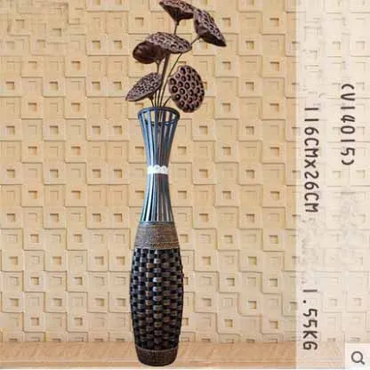 Large Floor Vase Kingart Bamboo Big Floor Vase vintage Retro Living Room Home Decor Craft Flower Vase Decoration
Large Floor Vase Kingart Bamboo Big Floor Vase vintage Retro Living Room Home Decor Craft Flower Vase Decoration