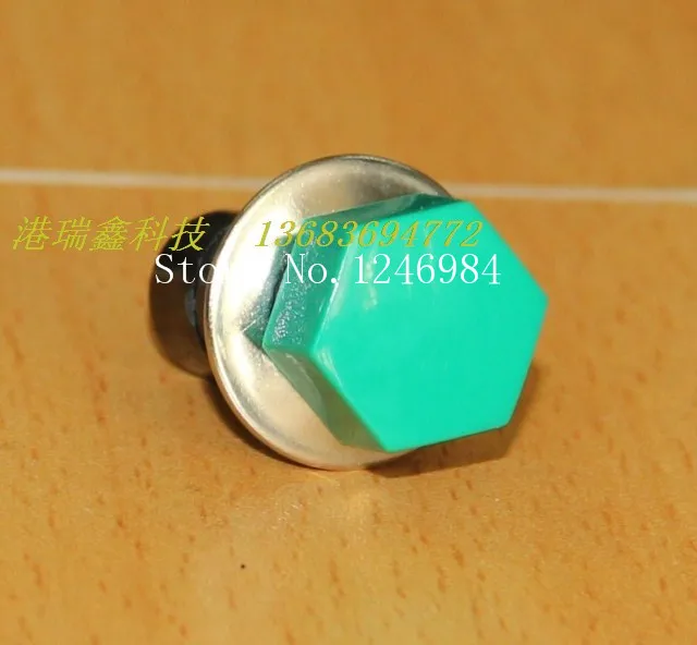 

[SA] высокопусковая Кнопка M12 круглая зеленая кнопка для сброса переключателя без блокировки оверштока PB302B { }-- 200 шт./лот