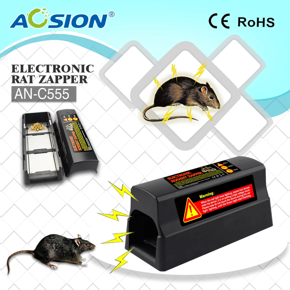 Aosion Human Electroni Hight Voltage Mouse Trap Killer Rat Plastic Trap And Rodent Zapper AN-C555
Aosion Human Electroni Hight Voltage Mouse Trap Killer Rat Plastic Trap And Rodent Zapper AN-C555