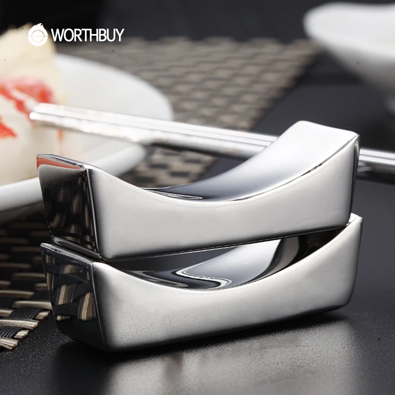 WORTHBUY 5 Pcs/Set Chinese Chopstick Holder Reusable 18/8 Stainless Steel Chopstick Rest Kitchen Food Sticks Hashi Holder Rest
WORTHBUY 5 Pcs/Set Chinese Chopstick Holder Reusable 18/8 Stainless Steel Chopstick Rest Kitchen Food Sticks Hashi Holder Rest
