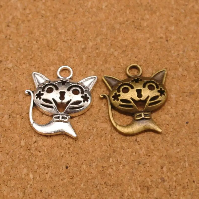 10pcs/lot Vintage Hollow Cat Antique Bronze/Silver Metal Frame Connector Charms Pendant DIY Jewelry Findings Accessories 21x24mm
10pcs/lot Vintage Hollow Cat Antique Bronze/Silver Metal Frame Connector Charms Pendant DIY Jewelry Findings Accessories 21x24mm
