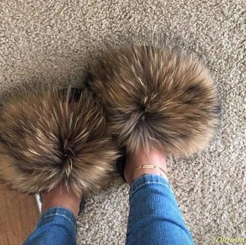Women Summer Real Fox Fur Slides Women Non-slip Fluffy Fur Slippers Women Furry Slippers Ladies Cute Plush Fox Hair Slippers Hot
Women Summer Real Fox Fur Slides Women Non-slip Fluffy Fur Slippers Women Furry Slippers Ladies Cute Plush Fox Hair Slippers Hot
