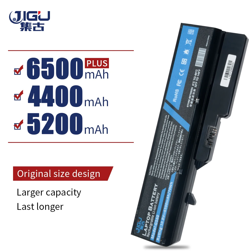 JIGU 6 ячеек Аккумулятор для ноутбука Lenovo IdeaPad Z460M Z465G Z470G Z560G Z560M Z565A Z565G K47 E47G K47A K47G E47L
JIGU 6 ячеек Аккумулятор для ноутбука Lenovo IdeaPad Z460M Z465G Z470G Z560G Z560M Z565A Z565G K47 E47G K47A K47G E47L