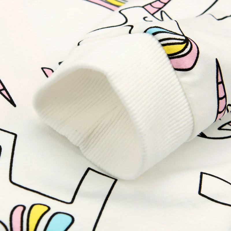 Spring&Autumn Rorychen Clothing Children Cotton Tops Kids Girls White Clothes Cartoon Unicorn Printed Long Sleeves Tees Clothes
Spring&Autumn Rorychen Clothing Children Cotton Tops Kids Girls White Clothes Cartoon Unicorn Printed Long Sleeves Tees Clothes