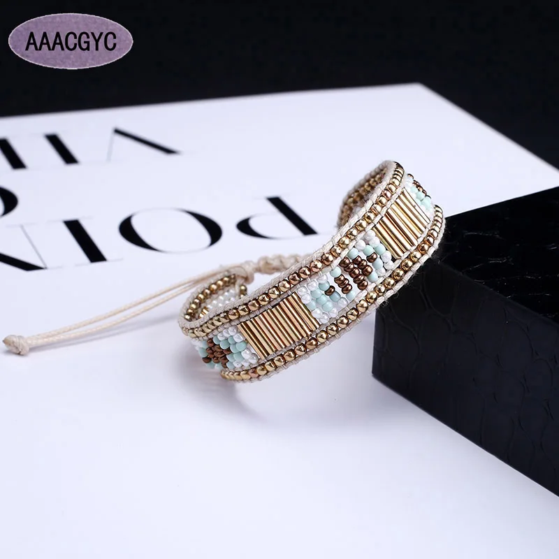 AAACGYC D098 DIY Bracelets new bracelet simple handmade seedbead woven bracelet ladies jewelry fashion women accessories
AAACGYC D098 DIY Bracelets new bracelet simple handmade seedbead woven bracelet ladies jewelry fashion women accessories