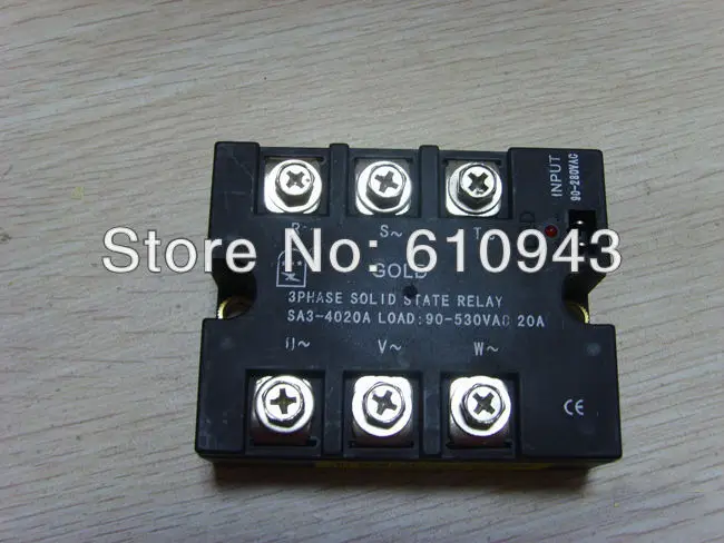 SA340120A 120A, SSR3-40120A 90-280VAC,40-530VAC AC-AC трехфазный ssr Бесплатная доставка
SA340120A 120A, SSR3-40120A 90-280VAC,40-530VAC AC-AC трехфазный ssr Бесплатная доставка