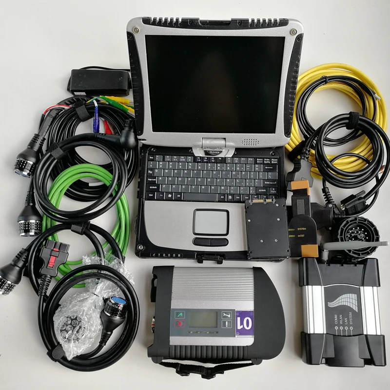 2in1 Auto Diagnosis Tools MB Star C4 and Wifi Icom Next with Software in 1TB SSD & Used Laptop CF-19 Ready use
2in1 Auto Diagnosis Tools MB Star C4 and Wifi Icom Next with Software in 1TB SSD & Used Laptop CF-19 Ready use