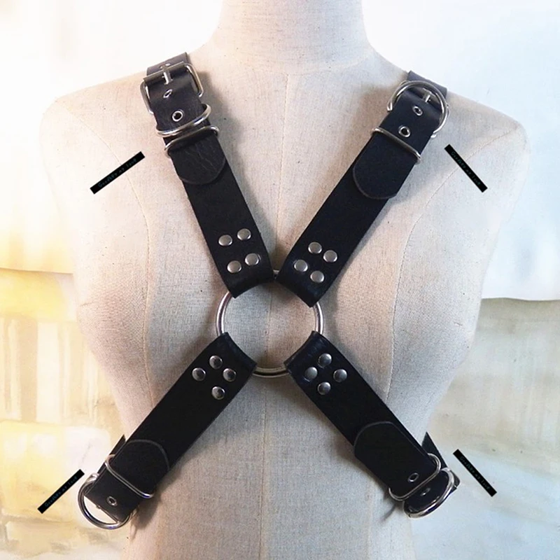 Leather Harness Men Bondage Belt Gay Adult Game Outfit Adjustable Chest Crop Top Suspender Male Garter Costume Exotic Tanks
Leather Harness Men Bondage Belt Gay Adult Game Outfit Adjustable Chest Crop Top Suspender Male Garter Costume Exotic Tanks