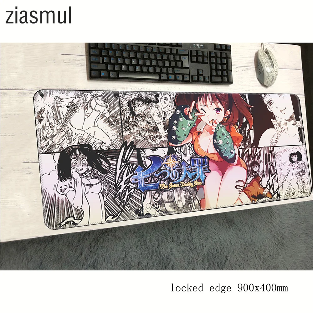 Seven deadly sins mouse pad 900x400x2mm mats Christmas gifts Computer mouse mat gaming Colourful mousepad keyboard games pc
Seven deadly sins mouse pad 900x400x2mm mats Christmas gifts Computer mouse mat gaming Colourful mousepad keyboard games pc