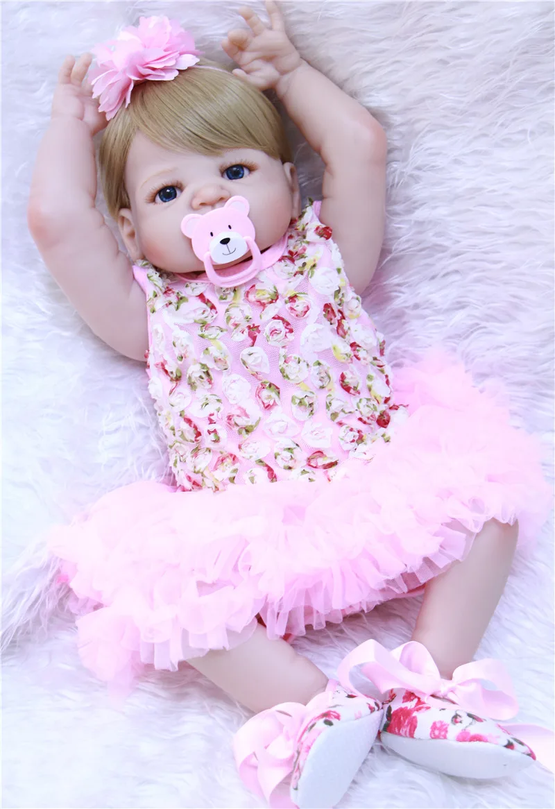 22" reborn Baby Doll Princess Girl Dolls full body full Silicone Babies Girls Lifelike real dolls for children Birthday gift toy
22" reborn Baby Doll Princess Girl Dolls full body full Silicone Babies Girls Lifelike real dolls for children Birthday gift toy