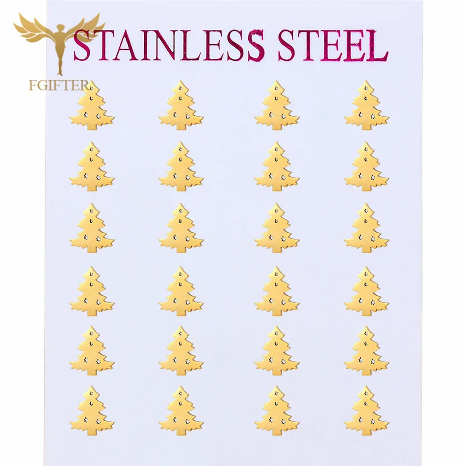 Wholesale Christmas Earrings Christmas Tree Stud Earrings Gold Stainless Steel Jewelry Women Girls Christmas Gift
Wholesale Christmas Earrings Christmas Tree Stud Earrings Gold Stainless Steel Jewelry Women Girls Christmas Gift