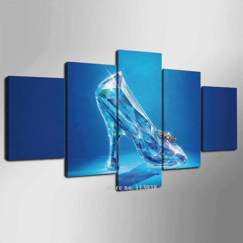 High Quality 5 Pieces Modern Blue Princess Glass Decoration Combinative Canvas Painting High Quality Decor Wall Pictures
High Quality 5 Pieces Modern Blue Princess Glass Decoration Combinative Canvas Painting High Quality Decor Wall Pictures