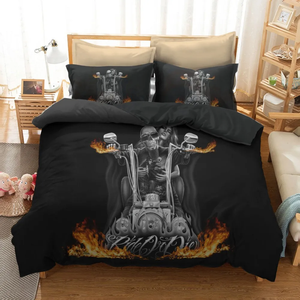 Drop Shipping 3D Digital Printing Bedding Set 100% Microfiber fire motorbike motorbike Beauty Skull Queen king size
Drop Shipping 3D Digital Printing Bedding Set 100% Microfiber fire motorbike motorbike Beauty Skull Queen king size